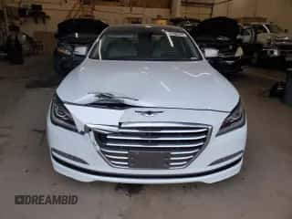 2016 Hyundai Genesis 3.8L z VIN KMHGN4JE7GU132916, wystawiony jako Copart lot #75398344 z przebiegiem 88 018 mil mil oraz Szkoda całkowita • Salvage title. Historia ofert i sprzedaży dostępna na DreamBid. Obrazek 5.
