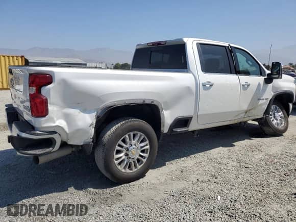 2022 Chevrolet Silverado 2500HD High Country with VIN 1GC4YREY3NF317028, listed as a Copart auction lot 69075145 with 50,593 mi miles and Salvage title. Bid and sale history available at DreamBid. Image 3.
