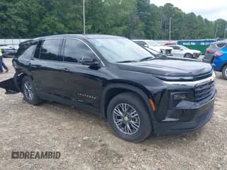 ✅ 2024 Chevrolet Traverse FWD LS • VIN: 1GNEREKS9RJ196719 • Lot: 42733208. Listed on IAAI with 10,574 mi. Free auction sales archive from the USA and detailed vehicle history report at DreamBid. Image 1.