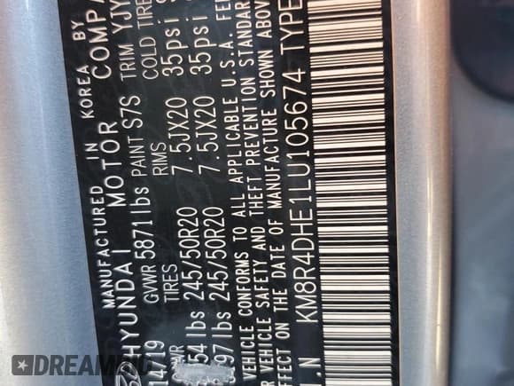 ✅ 2020 Hyundai Palisade SEL • VIN: KM8R4DHE1LU105674 • Лот: 45978165. Опубликован ранее на Copart с пробегом 51 904 миль. Бесплатный доступ к архиву аукционных продаж из США и подробный отчёт об истории автомобиля на DreamBid. Изображение 13.