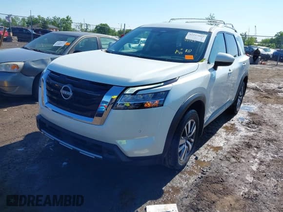✅ 2023 Nissan Pathfinder SL • VIN: 5N1DR3CCXPC273840 • Лот: 42337002. Опубликован ранее на IAAI с пробегом 34 963 миль. Бесплатный доступ к архиву аукционных продаж из США и подробный отчёт об истории автомобиля на DreamBid. Изображение 2.