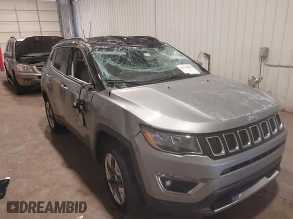 ✅ 2020 Jeep Compass Limited • VIN: 3C4NJDCB1LT222917 • Lot: 42719865. Listed on IAAI with 62,459 mi. Free auction sales archive from the USA and detailed vehicle history report at DreamBid. Image 6.