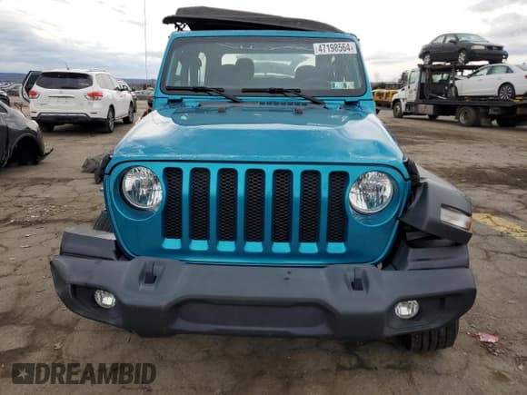 ✅ 2020 Jeep Wrangler Willys • VIN: 1C4GJXAN0LW284830 • Lot: 47198564. Wystawiony na Copart z przebiegiem 43 855 mil. Bezpłatny archiwum sprzedaży aukcyjnych z USA i szczegółowy raport historii pojazdu na DreamBid. Zdjęcie 5.
