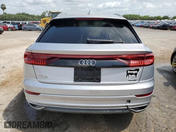 ✅ 2021 Audi Q8 Premium • VIN: WA1AVAF15MD020653 • Lot: 55220895. Listed on Copart with 68,826 mi. Free auction sales archive from the USA and detailed vehicle history report at DreamBid. Image 6.