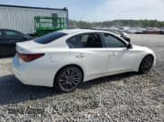 ✅ 2023 Infiniti Q50 Red Sport 400 • VIN: JN1FV7DP5PM570593 • Lot: 52403665. Listed on Copart with 12,261 mi. Free auction sales archive from the USA and detailed vehicle history report at DreamBid. Image 3.