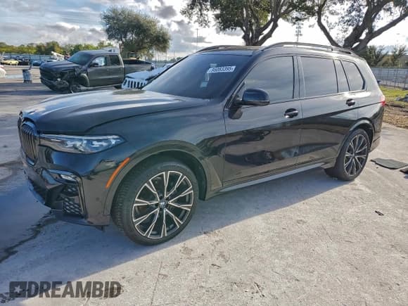 ✅ 2020 BMW X7 xDrive40i • VIN: 5UXCW2C04L9C52578 • Lot: 95083395. Listed on Copart with Not provided. Free auction sales archive from the USA and detailed vehicle history report at DreamBid. Image 1.
