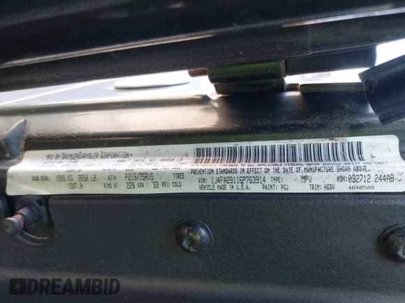 ✅ 2006 Jeep Wrangler SE • VIN: 1J4FA29116P763914 • Lot: 42140140. Listed on IAAI with 107,161 mi. Free auction sales archive from the USA and detailed vehicle history report at DreamBid. Image 9.