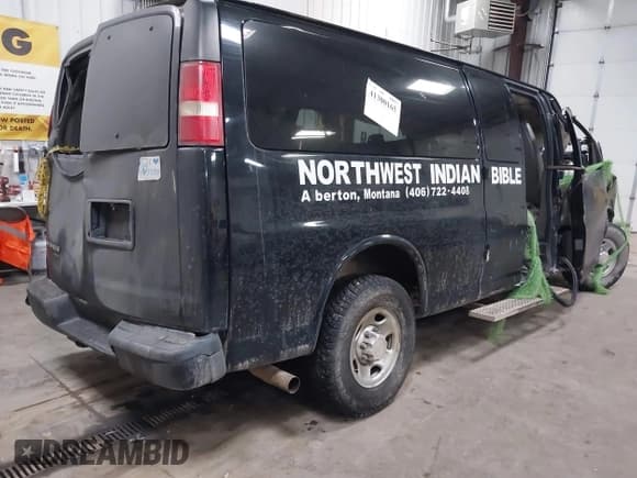 ✅ 2013 Chevrolet Express Passenger 1LS • VIN: 1GAZGZFG1D1185387 • Lot: 41300165. Listed on IAAI with Not provided. Free auction sales archive from the USA and detailed vehicle history report at DreamBid. Image 4.