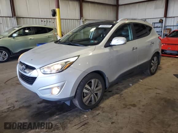 2014 Hyundai Tucson SE z VIN KM8JUCAG1EU950370, wystawiony jako Copart lot #69868005 z przebiegiem 106 258 mil mil oraz Szkoda całkowita • Salvage title. Historia ofert i sprzedaży dostępna na DreamBid. Obrazek 1.