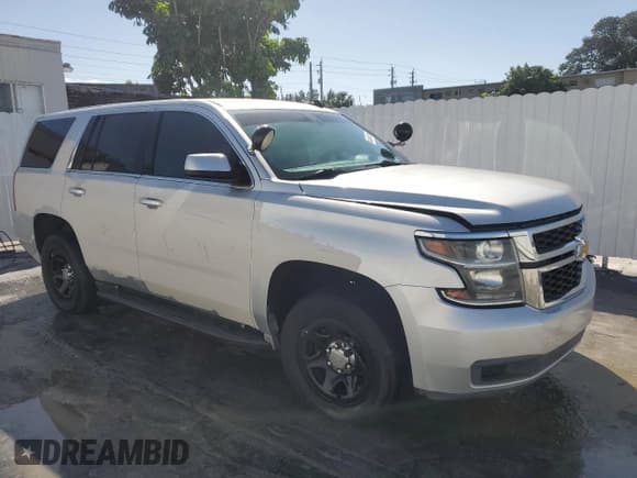 ✅ 2015 Chevrolet Tahoe Commercial • VIN: 1GNLC2EC3FR255403 • Lot: 46354125. Listed on Copart with Not provided. Free auction sales archive from the USA and detailed vehicle history report at DreamBid. Image 4.