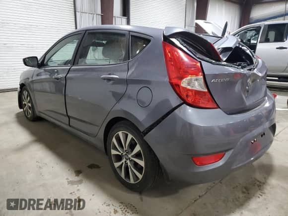 2017 Hyundai Accent Sport with VIN KMHCU5AE1HU333557, listed as a Copart auction lot 57465985 with 62,730 mi miles and Clean title. Bid and sale history available at DreamBid. Image 2.