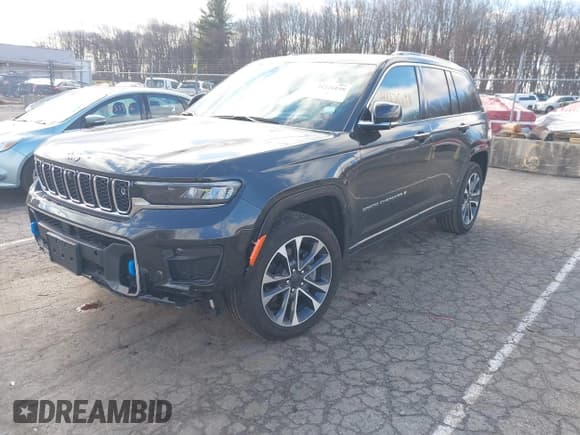 ✅ 2023 Jeep Grand Cherokee Overland • VIN: 1C4RJYD66PC579229 • Lot: 41225198. Listed on IAAI with 14,468 mi. Free auction sales archive from the USA and detailed vehicle history report at DreamBid. Image 2.