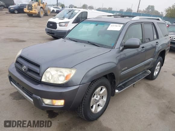 ✅ 2003 Toyota 4Runner Limited • VIN: JTEZU17R038002452 • Lot: 43578238. Listed on IAAI with 314,685 mi. Free auction sales archive from the USA and detailed vehicle history report at DreamBid. Image 2.