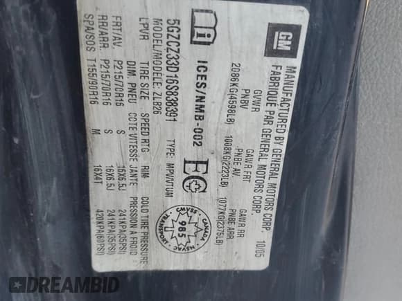 ✅ 2006 Saturn VUE • VIN: 5GZCZ33D16S838391 • Лот: 87708245. Опубликован ранее на Copart с пробегом 214 722 миль. Бесплатный доступ к архиву аукционных продаж из США и подробный отчёт об истории автомобиля на DreamBid. Изображение 13.