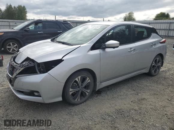 ✅ 2020 Nissan LEAF SV • VIN: 1N4AZ1CP0LC305872 • Lot: 71191125. Listed on Copart with 21,387 mi. Free auction sales archive from the USA and detailed vehicle history report at DreamBid. Image 1.