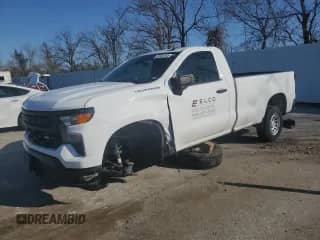 2022 Chevrolet Silverado 1500 Work Truck с VIN 3GCNAAEK2NG525602, выставлен на аукционе Copart как лот 49169165 с пробегом 107 803 миль миль и На запчасти • Non repairable. История ставок и продаж доступна на DreamBid. Изображение 1.