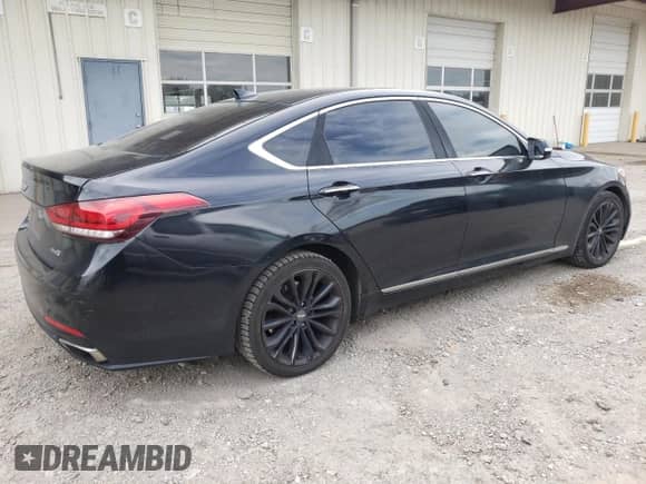 2016 Hyundai Genesis 3.8L z VIN KMHGN4JE1GU121412, wystawiony jako Copart lot #66902124 z przebiegiem 146 264 mil mil oraz Szkoda całkowita • Salvage title. Historia ofert i sprzedaży dostępna na DreamBid. Obrazek 3.