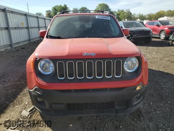 ✅ 2017 Jeep Renegade Altitude • VIN: ZACCJBBB6HPE41741 • Lot: 81869605. Listed on Copart with 123,632 mi. Free auction sales archive from the USA and detailed vehicle history report at DreamBid. Image 5.