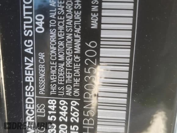 ✅ 2022 Mercedes-Benz C 300 • VIN: W1KAF4HB5NR035206 • Lot: 85402865. Wystawiony na Copart z przebiegiem 2 752 mil. Bezpłatny archiwum sprzedaży aukcyjnych z USA i szczegółowy raport historii pojazdu na DreamBid. Zdjęcie 13.