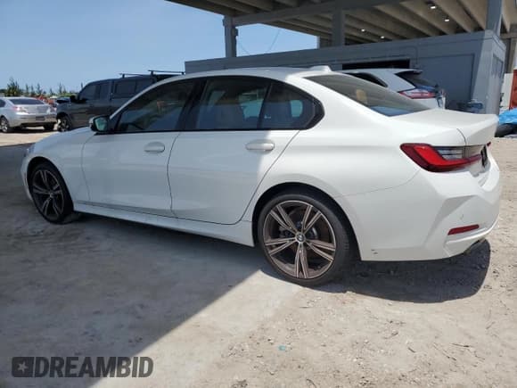 ✅ 2023 BMW 3 Series 330i • VIN: 3MW69FF04P8D32322 • Lot: 54054365. Listed on Copart with 24,255 mi. Free auction sales archive from the USA and detailed vehicle history report at DreamBid. Image 2.