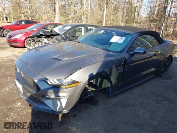 ✅ 2023 Ford Mustang GT Premium • VIN: 1FATP8FF0P5107393 • Lot: 41279324. Listed on IAAI with 26,622 mi. Free auction sales archive from the USA and detailed vehicle history report at DreamBid. Image 2.