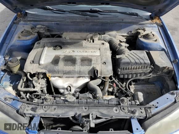 2004 Hyundai Elantra GLS with VIN KMHDN46D14U758007, listed as a Copart auction lot 66937035 with 171,382 mi miles and Salvage title. Bid and sale history available at DreamBid. Image 11.