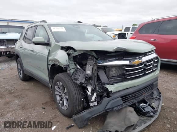 2025 Chevrolet Equinox AWD LT с VIN 3GNAXPEG0SL114558, выставлен на аукционе IAAI как лот 42306757 с пробегом 18 049 миль миль и . История ставок и продаж доступна на DreamBid. Изображение 6.