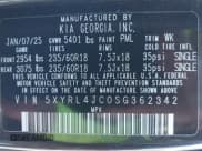 ✅ 2025 Kia Sorento S • VIN: 5XYRL4JC0SG362342 • Lot: 43345935. Wystawiony na IAAI z przebiegiem 3 676 mil. Bezpłatny archiwum sprzedaży aukcyjnych z USA i szczegółowy raport historii pojazdu na DreamBid. Zdjęcie 9.