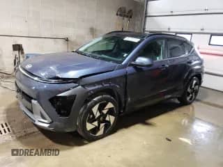 2024 Hyundai Kona Limited with VIN KM8HE3A31RU169573, listed as a Copart auction lot 87042605 with 39,321 mi miles and Clean title. Bid and sale history available at DreamBid. Image 1.