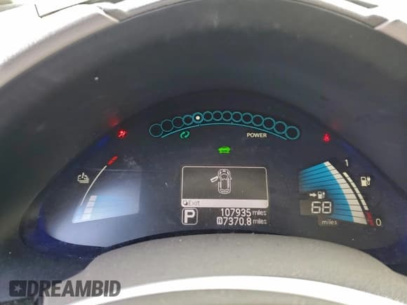 ✅ 2015 Nissan LEAF SL • VIN: 1N4AZ0CP6FC301517 • Lot: 94107495. Wystawiony na Copart z przebiegiem 107 935 mil. Bezpłatny archiwum sprzedaży aukcyjnych z USA i szczegółowy raport historii pojazdu na DreamBid. Zdjęcie 9.