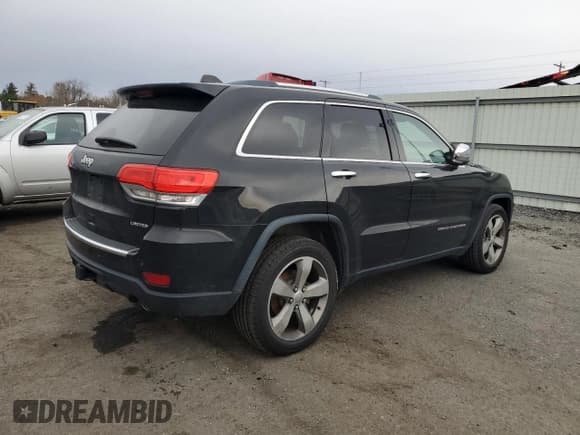 ✅ 2014 Jeep Grand Cherokee Limited • VIN: 1C4RJEBG2EC133845 • Lot: 91287455. Listed on Copart with 127,957 mi. Free auction sales archive from the USA and detailed vehicle history report at DreamBid. Image 3.