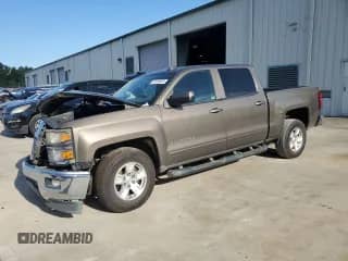 2015 Chevrolet Silverado 1500 LT with VIN 3GCPCREC8FG121635, listed as a Copart auction lot 72019535 with 255,279 mi miles and Salvage title. Bid and sale history available at DreamBid. Image 1.