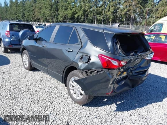 ✅ 2021 Chevrolet Equinox LS • VIN: 2GNAXSEV0M6105190 • Lot: 42848949. Listed on IAAI with 121,375 mi. Free auction sales archive from the USA and detailed vehicle history report at DreamBid. Image 3.