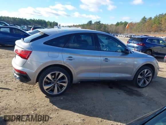 ✅ 2023 Audi SQ5 Sportback Premium Plus • VIN: WA124AFY4P2013343 • Lot: 43690386. Listed on IAAI with 27,381 mi. Free auction sales archive from the USA and detailed vehicle history report at DreamBid. Image 13.