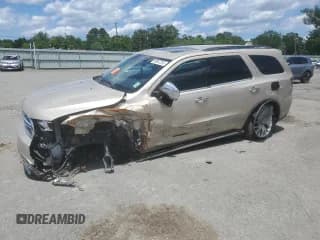 ✅ 2015 Dodge Durango Citadel • VIN: 1C4SDHET0FC873740 • Lot: 56067255. Listed on Copart with 131,362 mi. Free auction sales archive from the USA and detailed vehicle history report at DreamBid. Image 1.