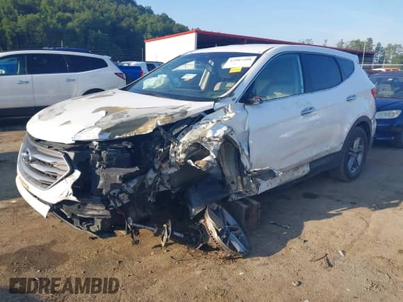 2017 Hyundai Santa Fe 2.4L with VIN 5NMZTDLB4HH021190, listed as a IAAI auction lot 42987498 with 110,885 mi miles and . Bid and sale history available at DreamBid. Image 18.