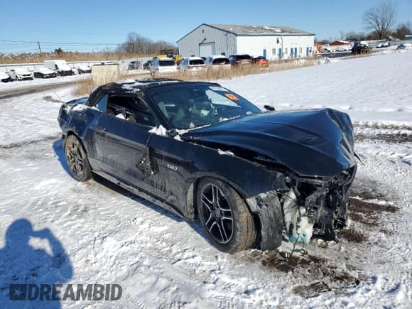✅ 2023 Ford Mustang GT Premium • VIN: 1FATP8FF1P5107208 • Lot: 88124295. Listed on Copart with 9,684 mi. Free auction sales archive from the USA and detailed vehicle history report at DreamBid. Image 4.