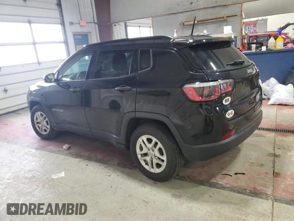 ✅ 2018 Jeep Compass Sport • VIN: 3C4NJCAB2JT463881 • Lot: 91565255. Listed on Copart with 97,612 mi. Free auction sales archive from the USA and detailed vehicle history report at DreamBid. Image 2.