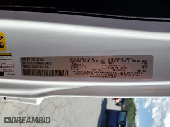 ✅ 2021 Jeep Wrangler Unlimited Rubicon • VIN: 1C4HJXFN1MW749453 • Lot: 58394975. Listed on Copart with 23,394 mi. Free auction sales archive from the USA and detailed vehicle history report at DreamBid. Image 14.