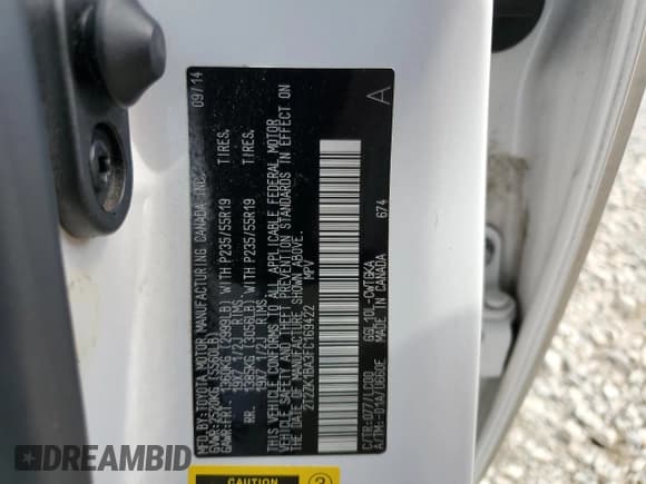 ✅ 2015 Lexus RX 350 • VIN: 2T2ZK1BA3FC169422 • Lot: 56740075. Listed on Copart with 164,508 mi. Free auction sales archive from the USA and detailed vehicle history report at DreamBid. Image 13.