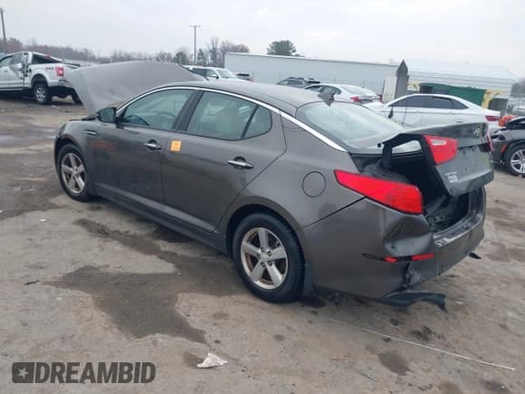 ✅ 2015 Kia Optima LX • VIN: 5XXGM4A7XFG398475 • Lot: 43730834. Wystawiony na IAAI z przebiegiem 169 132 mil. Bezpłatny archiwum sprzedaży aukcyjnych z USA i szczegółowy raport historii pojazdu na DreamBid. Zdjęcie 3.