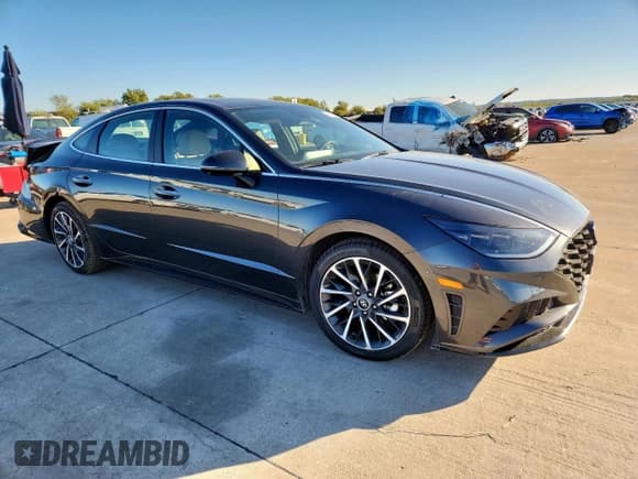✅ 2021 Hyundai Sonata Limited • VIN: 5NPEH4J20MH121920 • Lot: 91463315. Listed on Copart with 25,644 mi. Free auction sales archive from the USA and detailed vehicle history report at DreamBid. Image 4.