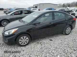 2017 Hyundai Accent SE with VIN KMHCT4AE7HU363434, listed as a Copart auction lot 53525475 with 99,001 mi miles and Salvage title. Bid and sale history available at DreamBid. Image 1.