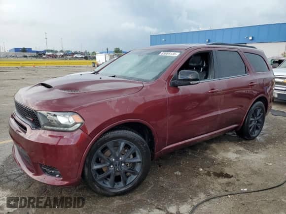 2018 Dodge Durango GT z VIN 1C4RDHDG3JC485865, wystawiony jako Copart lot #65969135 z przebiegiem 83 916 mil mil oraz Czysty tytuł • Clean title. Historia ofert i sprzedaży dostępna na DreamBid. Obrazek 1.