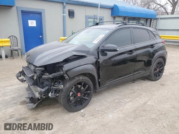 ✅ 2021 Hyundai Kona Night Edition • VIN: KM8K63A52MU691450 • Лот: 47399845. Опубликован ранее на Copart с пробегом 59 802 миль. Бесплатный доступ к архиву аукционных продаж из США и подробный отчёт об истории автомобиля на DreamBid. Изображение 1.