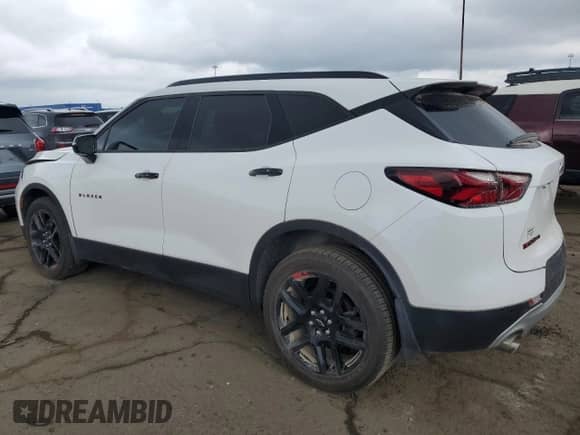 2021 Chevrolet Blazer LT z VIN 3GNKBJR4XMS529265, wystawiony jako Copart lot #63696144 z przebiegiem 76 123 mil mil oraz Szkoda całkowita • Salvage title. Historia ofert i sprzedaży dostępna na DreamBid. Obrazek 2.