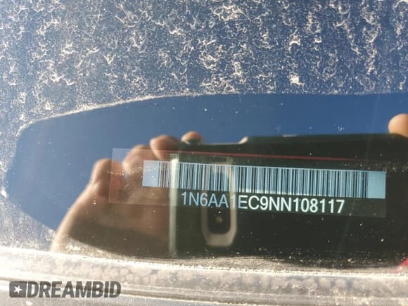 ✅ 2022 Nissan Titan SV • VIN: 1N6AA1EC9NN108117 • Lot: 82516645. Listed on Copart with 9,467 mi. Free auction sales archive from the USA and detailed vehicle history report at DreamBid. Image 12.