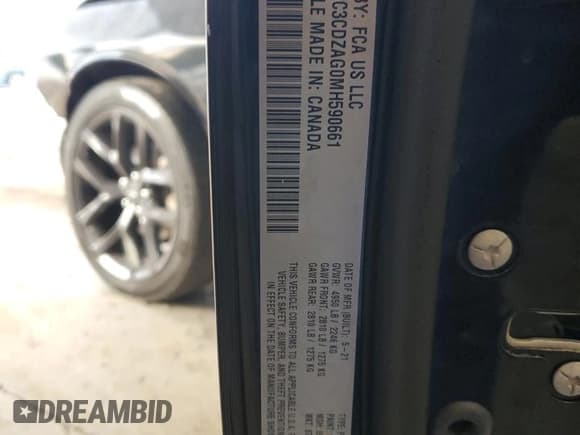 ✅ 2021 Dodge Challenger SXT • VIN: 2C3CDZAG0MH590661 • Lot: 80303935. Wystawiony na Copart z przebiegiem 127 121 mil. Bezpłatny archiwum sprzedaży aukcyjnych z USA i szczegółowy raport historii pojazdu na DreamBid. Zdjęcie 13.