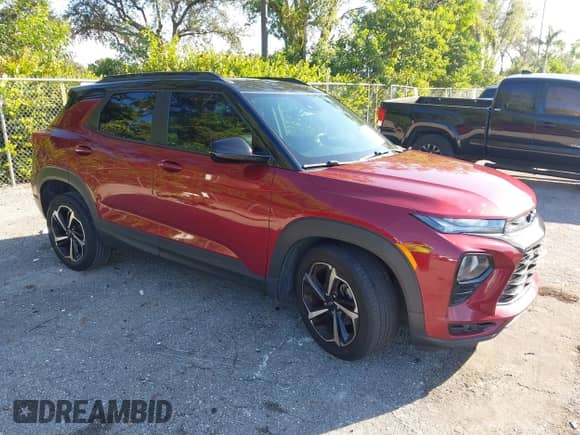 2022 Chevrolet TrailBlazer RS с VIN KL79MTSL6NB110306, выставлен на аукционе IAAI как лот 43510219 с пробегом 39 378 миль миль и . История ставок и продаж доступна на DreamBid. Изображение 1.