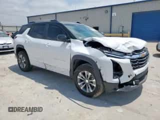 2025 Chevrolet Equinox FWD LT с VIN 3GNAXHEG9SL150173, выставлен на аукционе Copart как лот 58701795 с пробегом 6 934 миль миль и Списание • Salvage title. История ставок и продаж доступна на DreamBid. Изображение 4.